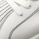 エルメス HERMES アンヴォル H221894Z ホワイト キャンバス スウェード #39 スニーカー 白 黒 Envol ソルド品