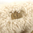 エルメス HERMES スノーフレーク アンクルブーツ H222051Z ベージュゴビ×エクリュ スウェード ムートン #36 ブーツ シルバー金具 ショートブーツ ソルド品