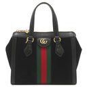 グッチ GUCCI オフィディア GG スモール トート 547551 ブラック スウェード 2WAYバッグ ゴールド金具 ハンドバッグ ショルダー ウェブ ダブルG 黒