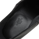 エルメス HERMES モカシン エクリプス H221981Z ブラック レザー #39.5 ローファー 黒 スリッポン