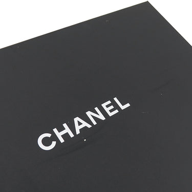 シャネル CHANEL ラウンドジップ ミニ財布 AP4652 ブラック カーフ キャビアスキン 二つ折り財布 ゴールド金具 黒 ココマーク