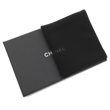 シャネル CHANEL ラウンドジップ ミニ財布 AP4652 ブラック カーフ キャビアスキン 二つ折り財布 ゴールド金具 黒 ココマーク