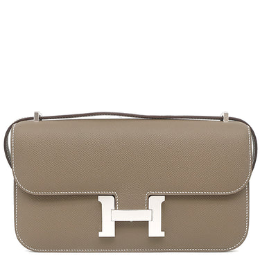 エルメス HERMES コンスタンスエラン ミロワール エトゥープ ヴォーエプソン ショルダーバッグ シルバー金具 新品 未使用