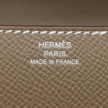 エルメス HERMES コンスタンスエラン ミロワール エトゥープ ヴォーエプソン ショルダーバッグ シルバー金具 新品 未使用