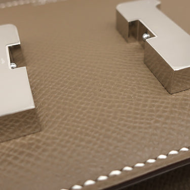 エルメス HERMES コンスタンスエラン ミロワール エトゥープ ヴォーエプソン ショルダーバッグ シルバー金具 新品 未使用