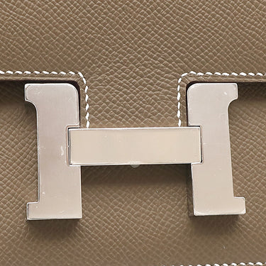 エルメス HERMES コンスタンスエラン ミロワール エトゥープ ヴォーエプソン ショルダーバッグ シルバー金具 新品 未使用