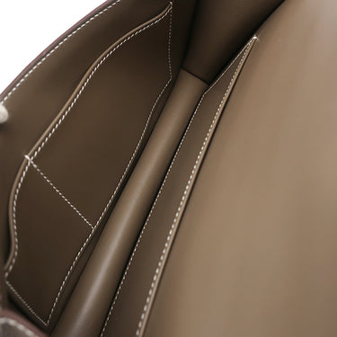 エルメス HERMES コンスタンスエラン ミロワール エトゥープ ヴォーエプソン ショルダーバッグ シルバー金具 新品 未使用