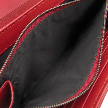 グッチ GUCCI GGマーモント 474575 レッド レザー チェーンウォレット ゴールド金具 赤 チェーン ショルダーバッグ シェブロン キルティング