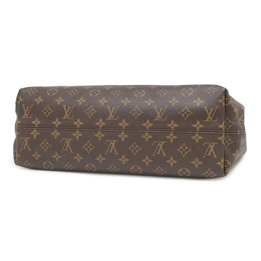 ルイヴィトン LOUIS VUITTON グレースフル MM M43703 ピヴォワンヌ モノグラムキャンバス ショルダーバッグ ゴールド金具 ブラウン ワンハンドル