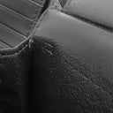 バレンシアガ BALENCIAGA ネオ クラシック コンパクトウォレット ブラック レザー 二つ折り財布 ブラック金具 クロコ型押し 黒