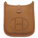 エルメス HERMES エヴリンTPM ゴールド トリヨンクレマンス ショルダーバッグ シルバー金具 茶