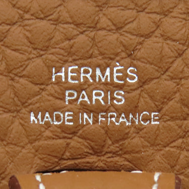 エルメス HERMES エヴリンTPM ゴールド トリヨンクレマンス ショルダーバッグ シルバー金具 茶