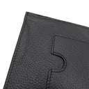 バレンシアガ BALENCIAGA ロゴデザイン フラグメントケース 616015 ブラック レザー コインケース シルバー金具 黒 ネックポーチ カードケース