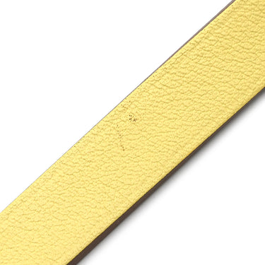 エルメス HERMES ミニ ケリードゥブルトゥール ジョーヌプッサン×ゴールド ヴォースイフト GP T2 ブレスレット シルバー金具 2重 2連