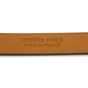 エルメス HERMES ミニ ケリードゥブルトゥール ジョーヌプッサン×ゴールド ヴォースイフト GP T2 ブレスレット シルバー金具 2重 2連