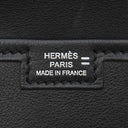 エルメス HERMES ジジェエラン29 ブラック スイフト リザード クラッチバッグ 黒