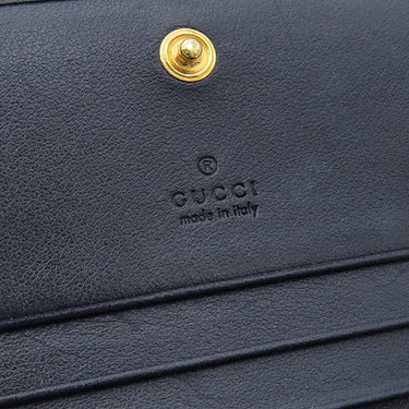 グッチ GUCCI ホースビット 1955 カードケース ウォレット 621887 H58AG 2599 ベージュ×ネイビー レザー キャンバス 二つ折り財布 ゴールド金具 日本限定