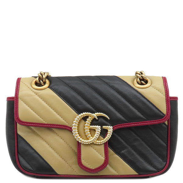 美品 【美品】 GUCCI グッチ ハンドバッグ ショルダーバッグ ゴールド