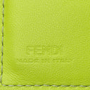 フェンディ FENDI バゲット マイクロトリフォールド ウォレット 8M0395 AAJD F1JCP ワサビ レザー 三つ折り財布 ゴールド金具 コンパクト財布