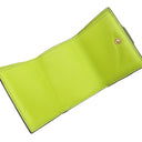 フェンディ FENDI バゲット マイクロトリフォールド ウォレット 8M0395 AAJD F1JCP ワサビ レザー 三つ折り財布 ゴールド金具 コンパクト財布