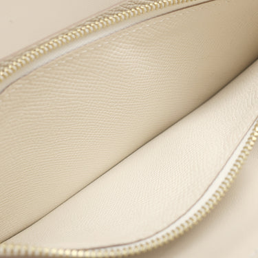 エルメス HERMES コンスタンス トゥーゴー クレ ヴォーエプソン 長財布 ゴールド金具 オフホワイト