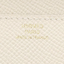 エルメス HERMES コンスタンス トゥーゴー クレ ヴォーエプソン 長財布 ゴールド金具 オフホワイト