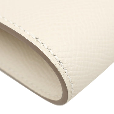 エルメス HERMES コンスタンス トゥーゴー クレ ヴォーエプソン 長財布 ゴールド金具 オフホワイト