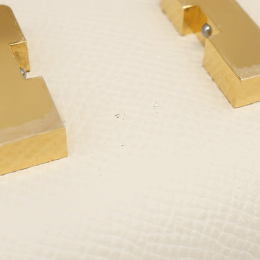 エルメス HERMES コンスタンス トゥーゴー クレ ヴォーエプソン 長財布 ゴールド金具 オフホワイト