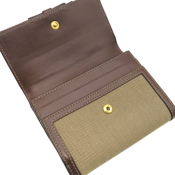 プラダ PRADA ロゴ ジャガード 1MH523 CORDA×BRUCIA キャンバス レザー