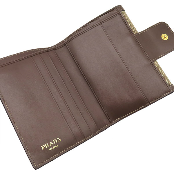 PRADA(プラダ) ロゴジャガード 革タグ 中古・古着通販】PRADA (プラダ) ロゴジャガード 2WAYバッグ ブラック
