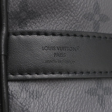 ルイヴィトン LOUIS VUITTON キーポル バンドリエール 25 M46271 モノグラムエクリプス レザー モノグラムエクリプスリバースキャンバス 2WAYバッグ シルバー金具 黒 ショルダー ハンドバッグ