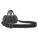 ルイヴィトン LOUIS VUITTON キーポル バンドリエール 25 M46271 モノグラムエクリプス レザー モノグラムエクリプスリバースキャンバス 2WAYバッグ シルバー金具 黒 ショルダー ハンドバッグ