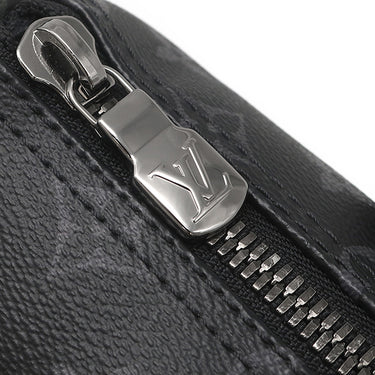 ルイヴィトン LOUIS VUITTON キーポル バンドリエール 25 M46271 モノグラムエクリプス レザー モノグラムエクリプスリバースキャンバス 2WAYバッグ シルバー金具 黒 ショルダー ハンドバッグ