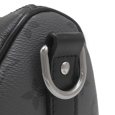 ルイヴィトン LOUIS VUITTON キーポル バンドリエール 25 M46271 モノグラムエクリプス レザー モノグラムエクリプスリバースキャンバス 2WAYバッグ シルバー金具 黒 ショルダー ハンドバッグ