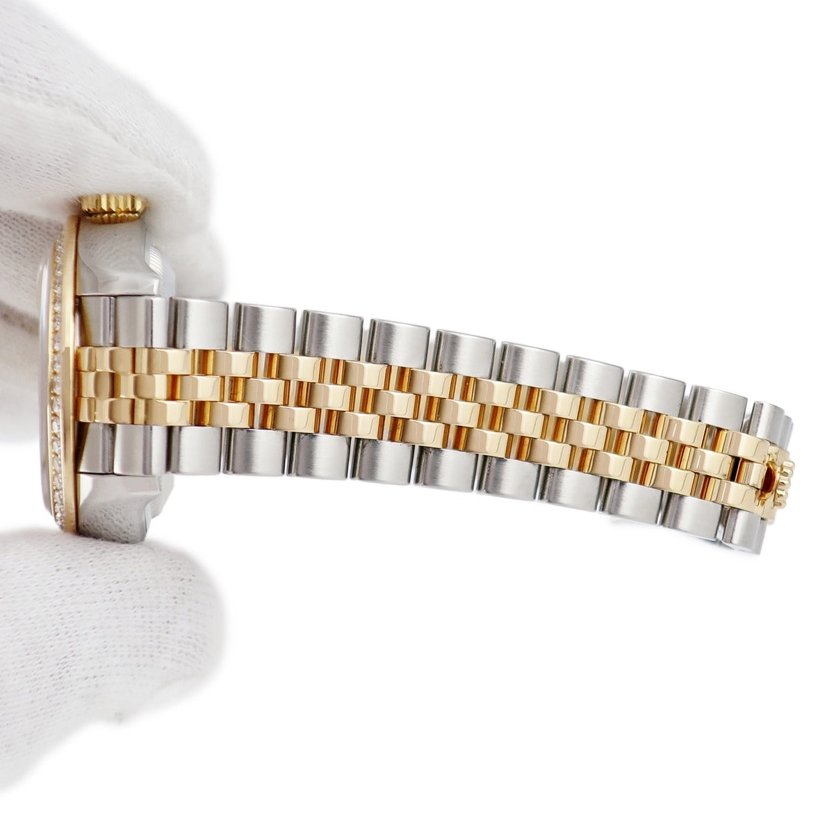 ロレックス ROLEX デイトジャスト コンビ 279383RBR ランダム番 レディース 腕時計 ベゼル ダイヤ K18YG 自動巻き Datejust 90301899 ROLEX（ロレックス） デイトジャスト28 279383RBR ベゼルダイヤ 10P