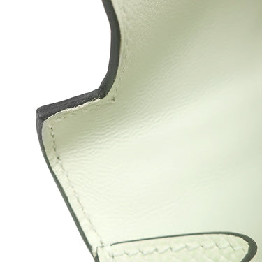 エルメス HERMES ミニケリードゥ 外縫い ヴェールフィズ ヴォーエプソン 2WAYバッグ シルバー金具 ミントグリーン