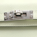 エルメス HERMES ミニケリードゥ 外縫い ヴェールフィズ ヴォーエプソン 2WAYバッグ シルバー金具 ミントグリーン