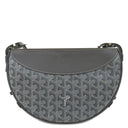 ゴヤール GOYARD ヒロンデル HIRONDPMLTY51CL51P グレー レザー ゴヤールディンキャンバス シュヴロッシュカーフスキン ショルダーバッグ シルバー金具 ヘリンボーン柄
