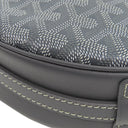 ゴヤール GOYARD ヒロンデル HIRONDPMLTY51CL51P グレー レザー ゴヤールディンキャンバス シュヴロッシュカーフスキン ショルダーバッグ シルバー金具 ヘリンボーン柄