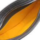 ゴヤール GOYARD ヒロンデル HIRONDPMLTY51CL51P グレー レザー ゴヤールディンキャンバス シュヴロッシュカーフスキン ショルダーバッグ シルバー金具 ヘリンボーン柄