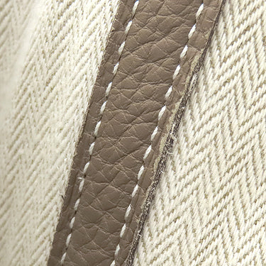 エルメス HERMES ガーデンパーティー PM エトゥープ ネゴンダ トートバッグ シルバー金具 グレージュ