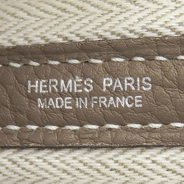 エルメス HERMES ガーデンパーティー PM エトゥープ ネゴンダ トートバッグ シルバー金具 グレージュ