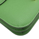 エルメス HERMES コンスタンス3 ミニ ミロワール ヴェールユッカ ヴォーエプソン ショルダーバッグ ゴールド金具 緑