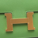 エルメス HERMES コンスタンス3 ミニ ミロワール ヴェールユッカ ヴォーエプソン ショルダーバッグ ゴールド金具 緑