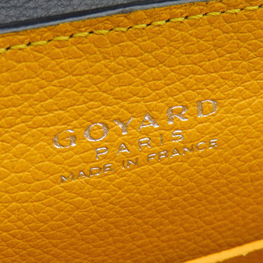 ゴヤール GOYARD サイゴン ミニ ソフトバッグ ブラック カーフ ゴヤールディンキャンバス シュヴロッシュカーフスキン 2WAYバッグ シルバー金具 ショルダー ハンドバッグ ヘリンボーン柄