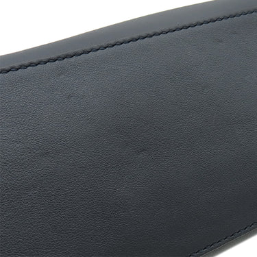 フェンディ FENDI ダブルF チェーンショルダー 8BT297 ネイビー×レッド レザー ショルダーバッグ ゴールド金具 紺 赤 ダブルフェイス