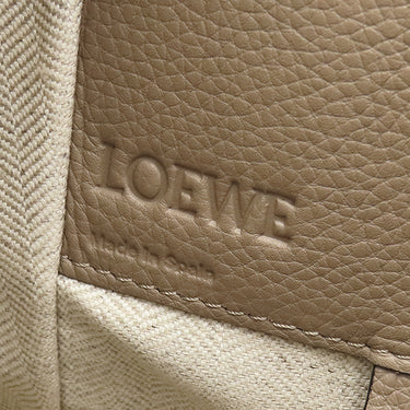 ロエベ LOEWE ハンモックバッグ スモール サンド レザー ソフトグレインカーフ 2WAYバッグ ゴールド金具 ハンドバッグ ショルダーバッグ