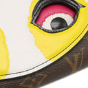 ルイヴィトン LOUIS VUITTON ポシェット カブキマスク M43532 モノグラム×イエロー モノグラムキャンバス チェーンウォレット シルバー金具