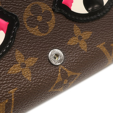 ルイヴィトン LOUIS VUITTON ポシェット カブキマスク M43532 モノグラム×イエロー モノグラムキャンバス チェーンウォレット シルバー金具