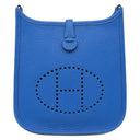 エルメス HERMES エヴリン TPM 16 ブルーゼリージュ トリヨンクレマンス ショルダーバッグ シルバー金具 青